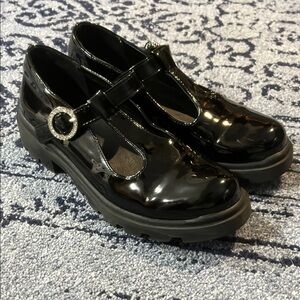 Girls Steve Madden Mary Jane Patten Leather Shoes | Size 4.5